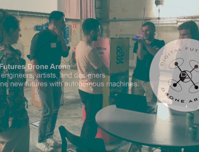 Digital Futures Drone Arena – watch the spectacular Drone Challenges video